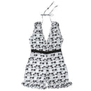 Women Girls Ladies Fashionable Unique Design Polyester V Neck Playsuit Bodycon Party Jumpsuit XL