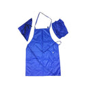 1 Set of 4PCS Kids Household Baking Painting Clothes Protective Apron Children Cooking Baking Painting Apron Sapphire Blue