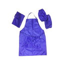 1 Set of 4PCS Kids Household Baking Painting Clothes Protective Apron Children Cooking Baking Painting Apron Purple