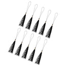 Set of Acrylic Fibers Tassels Souvenir High School Grad Gown Cap 45 CM Black