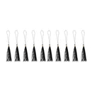 Set of Acrylic Fibers Tassels Souvenir High School Grad Gown Cap 45 CM Black
