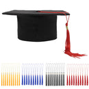 Set of Acrylic Fibers Tassels Souvenir High School Grad Gown Cap 45 CM Black