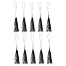 Set of Acrylic Fibers Tassels Souvenir High School Grad Gown Cap 45 CM Black