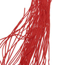 Pretty Acrylic Fibers Grown Up Graduation Cap Clothing Costume Students Teachers Tassels Red 45CM