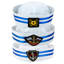 Unisex Captain Sailor Hat Skipper Navy Marine Cap Kids Military Hat Yacht Cap