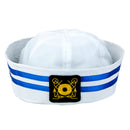 Unisex Captain Sailor Hat Skipper Navy Marine Cap Kids Military Hat Yacht Cap