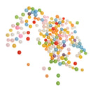 10g/bag Colorful Modelling Craft Polystyrene Foam Balls Spheres 3-10mm Decoration Kids Craft Supplies