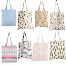 Fashion Womens Canvas Shoulder Bag Shopping Handbag Floral Printed Bag