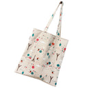 Fashion Womens Canvas Shoulder Bag Shopping Handbag Floral Printed Bag