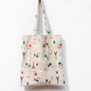 Fashion Womens Canvas Shoulder Bag Shopping Handbag Floral Printed Bag
