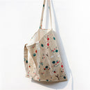 Fashion Womens Canvas Shoulder Bag Shopping Handbag Floral Printed Bag