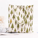 Fashion Womens Canvas Shoulder Bag Shopping Handbag Floral Printed Bag