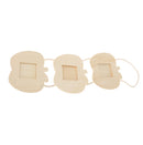 Hand Crafted Creative 3 Apples Hanging Wooden Ellephant Family Photo Frame