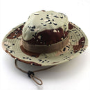 Men Women Fashionable Outdoor Hiking Camping Hunting Hat Cap Wide Brim Fishing Hat Sun Hat Cap Brown