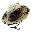Men Women Fashionable Outdoor Hiking Camping Hunting Hat Cap Wide Brim Fishing Hat Sun Hat Cap Brown