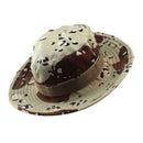 Men Women Fashionable Outdoor Hiking Camping Hunting Hat Cap Wide Brim Fishing Hat Sun Hat Cap Brown