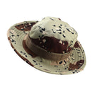 Men Women Fashionable Outdoor Hiking Camping Hunting Hat Cap Wide Brim Fishing Hat Sun Hat Cap Brown