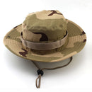 Men Women Fashionable Outdoor Hiking Camping Hunting Hat Cap Wide Brim Fishing Hat Sun Hat Cap Camo