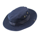 Men Women Fashionable Outdoor Hiking Camping Hunting Hat Cap Wide Brim Fishing Hat Sun Hat Cap Dark Blue