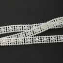 5M Pearl Beads Cotton Line Chain For DIY Craft Wedding Decor Beige