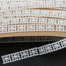 5M Pearl Beads Cotton Line Chain For DIY Craft Wedding Decor Beige