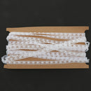 5M Pearl Bead Cotton Line Chain For DIY Craft Wedding Decor 10mm Wide White