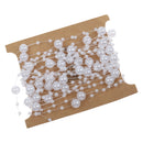 5M Fishing Line Pearl Bead Chain Trim DIY Decoration White