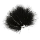 Women's Diamante Feather Hair Clips Wedding Party DIY Hair Decor Black