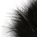 Women's Diamante Feather Hair Clips Wedding Party DIY Hair Decor Black
