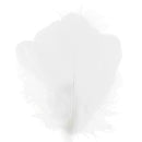 Women's Feather Hair Clips Wedding Party DIY Hair Accessory White