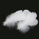 Women's Feather Hair Clips Wedding Party DIY Hair Accessory White