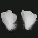 Women's Feather Hair Clips Wedding Party DIY Hair Accessory White