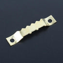 50 Set Sawtooth Picture Frame Hanging Hangers Double Hole with Screws