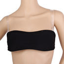 Pair of Adjustable Clear Invisible Transparent Bra Strap for Women