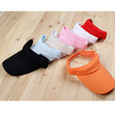 Men Women Summer Fashion Sun Protective Outdoor Sports Golf Tennis Wide Brim Beach Sun Hat Cap Pink