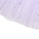 Kids Girls Polyester Princess Series Glitter Star Pattern Tutu Ballet Dress 28 CM 2-7YRS Light Purple