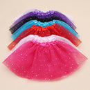 Kids Girls Polyester Princess Series Glitter Star Pattern Tutu Ballet Dress 28 CM 2-7YRS Light Purple