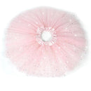 Kids Girls Polyester Princess Series Glitter Star Pattern Tutu Ballet Dress 28 CM 2-7YRS Pink