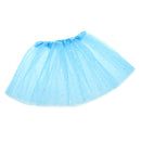 Kids Girls Polyester Princess Series Glitter Star Pattern Tutu Ballet Dress 28 CM 2-7YRS Lake Blue