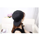 Men Women Adjustable Fashionable Style Denim Curved Baseball Hip Hop Golf Cap Hat Black
