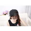 Men Women Adjustable Fashionable Style Denim Curved Baseball Hip Hop Golf Cap Hat Black