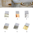 Alumite Foil Wrapping Paper Hotel Pillar Ceiling Wall Advertising Board Upholstery Decor DIY Champagne Silver