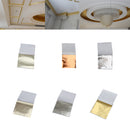 Alumite Foil Wrapping Paper Hotel Pillar Ceiling Wall Advertising Board Upholstery Decor DIY Silver