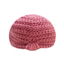 Baby Girl Boys Newborn Infant Toddler Elastic Cotton Blend Crochet Winter Knitted Hat Cap Red