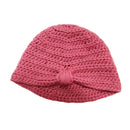 Baby Girl Boys Newborn Infant Toddler Elastic Cotton Blend Crochet Winter Knitted Hat Cap Red
