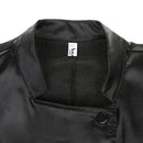 Women Girls Ladies Short Sleeve Front Button Fastening Hairdressers Beauticians Nail Bars Massage Therapists Shirt Black M