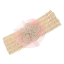 Fashionable Lace Flower Design Charms Kids Baby Girl Toddler Headband Hair Band Headwear Hair Decor Accessory Pink
