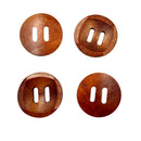 Pack of 25 Coffee Round 2 Holes Wood Sewing Buttons 30mm Craft Clothes DIY Scrapbook