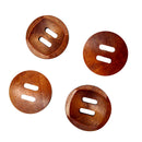 Pack of 25 Coffee Round 2 Holes Wood Sewing Buttons 30mm Craft Clothes DIY Scrapbook