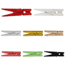 Multipurpose Mini Craft Pegs Wooden Sequins Clothespin Clips Scrapbooking Card Making DIY Pins Pack of 20PCS Gold